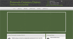 Desktop Screenshot of dearborncemetery.com